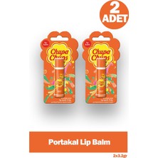 Chupa Chups Dudak Bakım Kremi 3.2 gr - Portakal 2 Adet