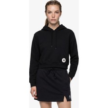 Converse Chuck Taylor All Star Cropped Kadın Siyah Sweatshirt