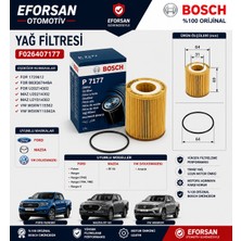 Bosch Orijinal F026407177 1720612 Yağ Filtresi Ford Uyumlu