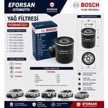 Bosch Orijinal F026407238 6541801100 Yağ Filtresi Mercedes Uyumlu
