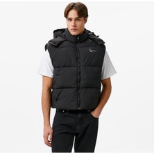 Karl Kani Small Signature Puffer Erkek Siyah Yelek