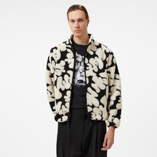 Huf Abstract High Pile Jacquard Erkek Siyah Ceket