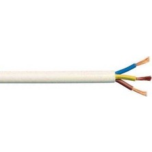 Hes 3x1,5 Mm² Ttr Kablo Beyaz H05VV-F