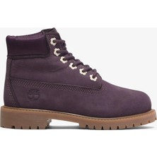 Timberland Premium 6 Inch Lace Up Çocuk Mor Bot