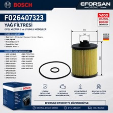 Bosch Orijinal F026407323 5650820 Yağ Filtresi Opel Uyumlu