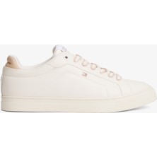 Tommy Hilfiger Icon Court Kadın Beyaz Sneaker