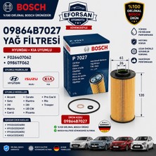 Bosch Orijinal 09864B7027 263202A000 Yağ Filtresi Hyundai Kia Uyumlu