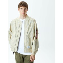 Alpha Industries L-2b Packaway Flight Erkek Krem Ceket