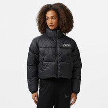 Karl Kani Sport Patch Crop Puffer Kadın Siyah Ceket