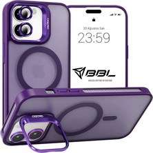 Ermer Iphone 11 Için Kamera Korumalı Magsafe Wireless Şarj Özellikli Lens Hediyeli Mat Şeffaf Renkli Standlı Kılıf