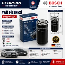 Bosch Orijinal F026407004 068115561F Yağ Filtresi Volkswagen Audi Uyumlu