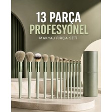 Bucuks Mey Ithalat® Profesyonel Makyaj Fırça Seti 13 Parça Yumuşak Kıllı Fırça Seti Far Fırçası