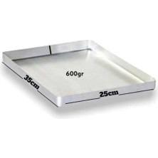 Empressco Derin Alüminyum Fırın Tepsisi 25X35CM, 4cm Yüksekli, Dayanıklı ve Kullanışlı