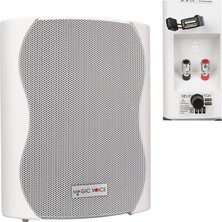 Akıllı Bayi Magicvoice F-LHY4S 4’’ (10 Cm) Hat Trafolu Duvar Tipi Sütun Hoparlör (10W Rms / 150W Peak - Mp3 USB Uyumlu) - Beyaz