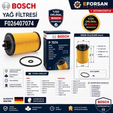 Bosch Orijinal F026407074 55485671 Yağ Filtresi Opel Uyumlu
