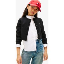 Tommy Hilfiger Sequins Cardigan Çocuk Siyah Hırka