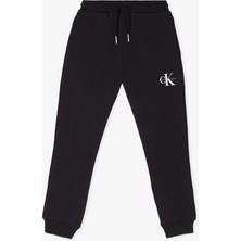 Calvin Klein Monogram Logo Çocuk Siyah Eşofman Altı
