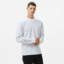 Karl Kani Small Signature Tribal Uzun Kollu Erkek Beyaz T-Shirt