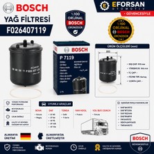 Bosch Orijinal F026407119 1643072 Yağ Filtresi Daf Uyumlu