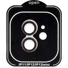 Joko Apple iPhone 11 Pvd Metal Kamera Lens - Turuncu