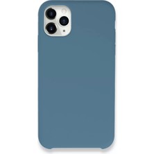 Newface Apple iPhone 11 Pro Max Kılıf Lansman Legant Silikon - Açık Mavi
