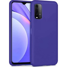 Newface Xiaomi Redmi 9t Kılıf Nano Içi Kadife Silikon - Mor