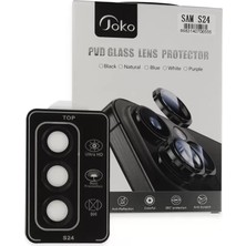 Joko Samsung Galaxy S24 Pvd Metal Kamera Lens - Siyah