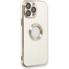 Hobibahçem iPhone 13 Pro Max Kılıf Store Silikon - Beyaz