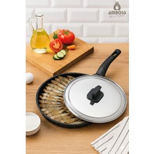 Empressco Döküm Balık Tavası, 34 Cm, Dayanıklı ve Şık Tasarım