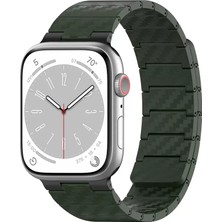 Hobibahçem Watch 45MM Carbon Steel Kordon - Koyu Yeşil