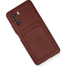 Hobibahçem Mi 11I Kılıf Kelvin Kartvizitli Silikon - Bordo