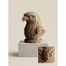 KarX Kartal 3D Puzzle, Yaratıcı Hobi, Dıy, Kraft Karton Model Kit