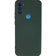 Newface General Mobile Gm 21 Plus Kılıf Nano Içi Kadife Silikon - Koyu Yeşil
