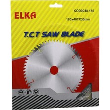 Belirtilmemiş Elka 0048-185 185 x 40T x 30MM  Ağaç Sunta Kesi̇ci̇ Di̇sk (5047)