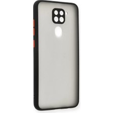 Newface Xiaomi Redmi Note 9 Kılıf Montreal Silikon Kapak - Siyah