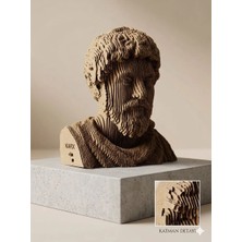 KarX Marcus Aurelius 3D Puzzle, Yaratıcı Hobi, Dıy, Kraft Karton Model Kit