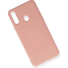 Hobibahçem Galaxy A20S Kılıf Nano Içi Kadife Silikon - Pudra