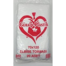 Güralp Plastik Elbise Poşeti - Naylon Torba 70X120 cm 20 Adet