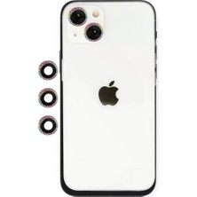 Newface Apple iPhone 14 Shine Kamera Lens - Rainbow