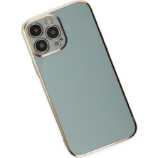Hobibahçem iPhone 14 Pro Kılıf Volet Silikon - Açık Yeşil