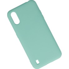 Hobibahçem Galaxy A01 Kılıf Nano Içi Kadife Silikon - Turkuaz