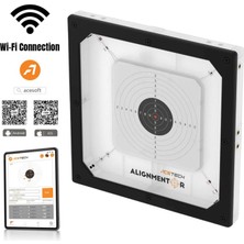 Acetech Alignmentor 40X40CM Akıllı Puanlı Polıgon Hedefi Cep Telefonu Skor Uygulamalı