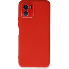 Newface Vivo Y15S Kılıf Lansman Glass Kapak - Kırmızı