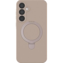Hobibahçem Galaxy A16 5g Regal Magsafe Standlı Kapak - Çöl Titanyum