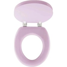 Belirtilmemiş Pembe Yumuşak Klozet Kapak Büyük Puf 42X41 cm (5047)