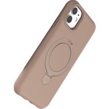 Hobibahçem iPhone 11 Regal Magsafe Standlı Kapak - Çöl Titanyum