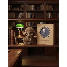 KarX Fyodor Dostoevsky 3D Puzzle, Yaratıcı Hobi, Dıy, Kraft Karton Model Kit