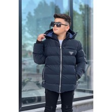 Pina Kids Erkek Çocuk Çıkarılabilir Kapüşonlu Suitici Nova Kışlık Mont KM4012
