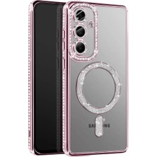 Newface Samsung Galaxy A37 5g Joke Simli Magneticsafe Kılıf - Pembe