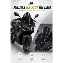 Motobros Bajaj Rs 200 Ön Spor Cam Bajaj Rs 200 Ön Siperlik Orjinal Kalıp Aerodinamik Yapı